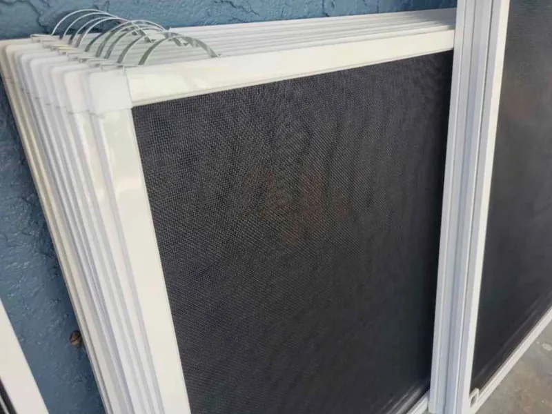 New made-to-fit window screens, ready to install